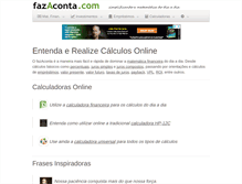 Tablet Screenshot of fazaconta.com